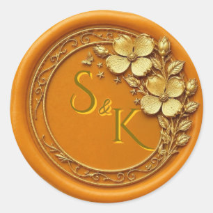 North Carolina Dogwood Wax Seal Sticker