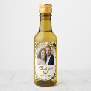 North Carolina Dogwood Wedding Bottle Label