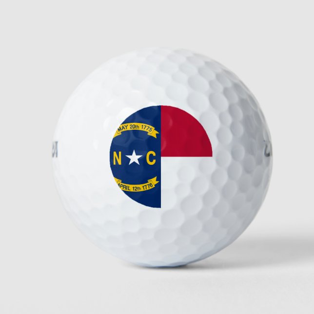 North Carolina Flag Golf Balls (Front)