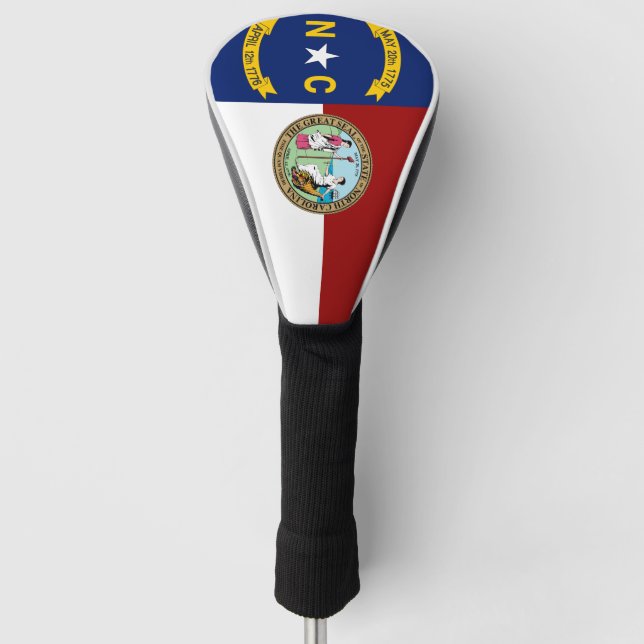 North Carolina flag Golf Head Cover (Front)