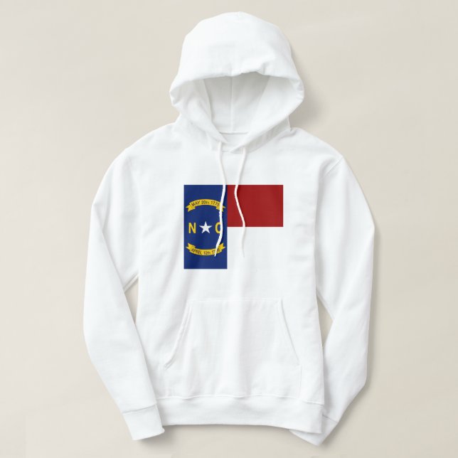 North Carolina flag Hoodie (Design Front)