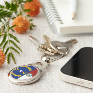 North Carolina flag Key Ring