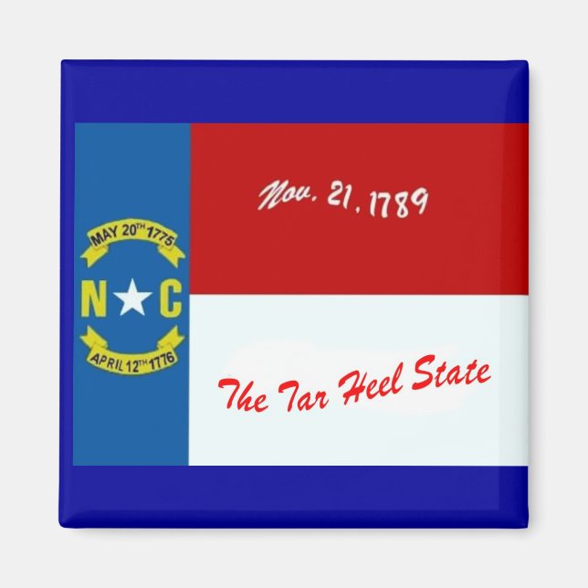 North Carolina Flag Magnet (Front)