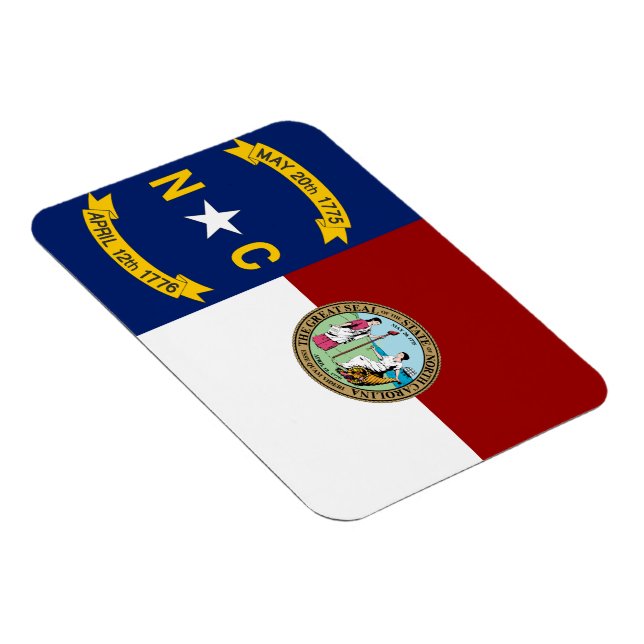 North Carolina flag Magnet (Right Side)