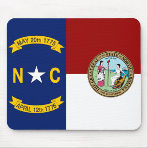 North Carolina flag Mouse Pad