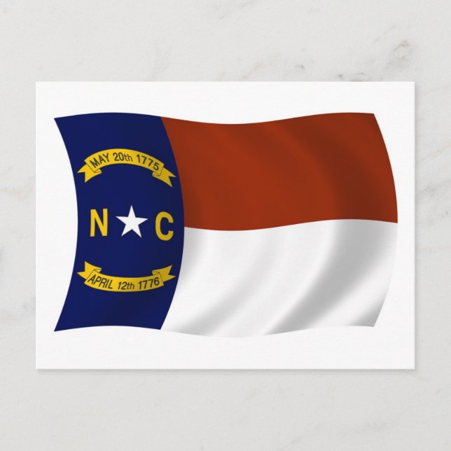 North Carolina Flag Postcard (Front)