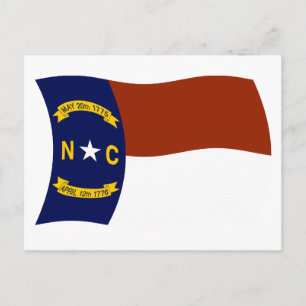 North Carolina Flag Postcard