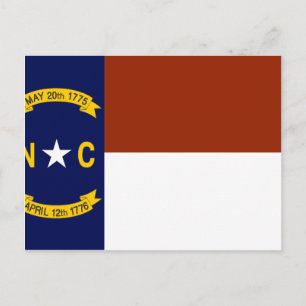 North Carolina Flag Postcard