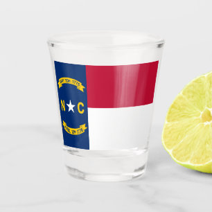 North Carolina Flag Shot Glass