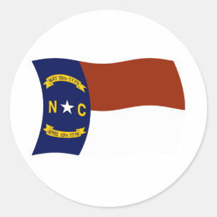 North Carolina Flag Sticker