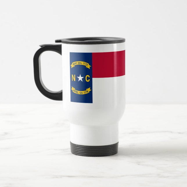 North Carolina flag Travel Mug (Left)