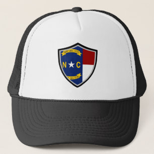 North Carolina flag trucker hat