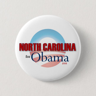 NORTH CAROLINA for Obama 6 Cm Round Badge