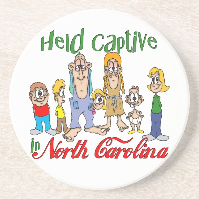 North Carolina Funny Trailer Park  Coaster (Front)