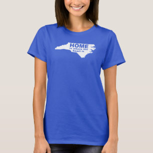 North Carolina Home Away From State T-Shirt Tees