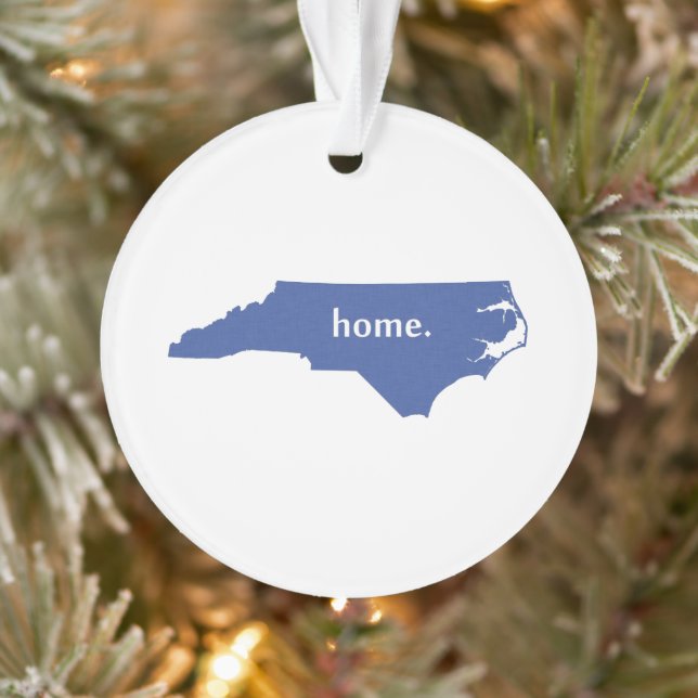 North Carolina Home Christmas Ornament (Tree)