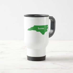 North Carolina home silhouette state map Travel Mug