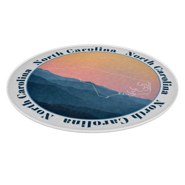 North Carolina Mountains Cutting Board (Corner)