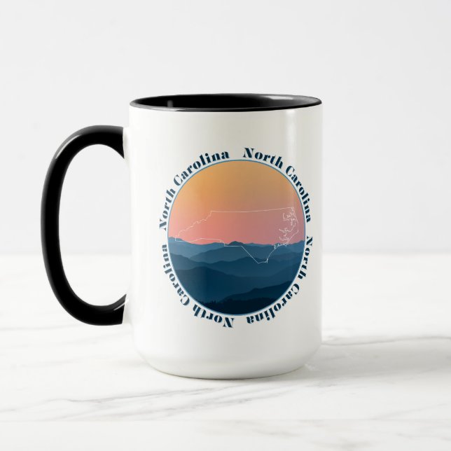 North Carolina Mountains Mug (Left)