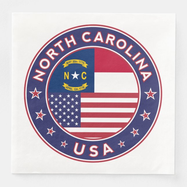 North Carolina Napkin (Front)