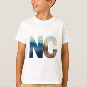 North Carolina NC beach to mountain travel T-Shirt