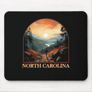 North Carolina Nc Hiking Mountain State Pride  Mouse Pad