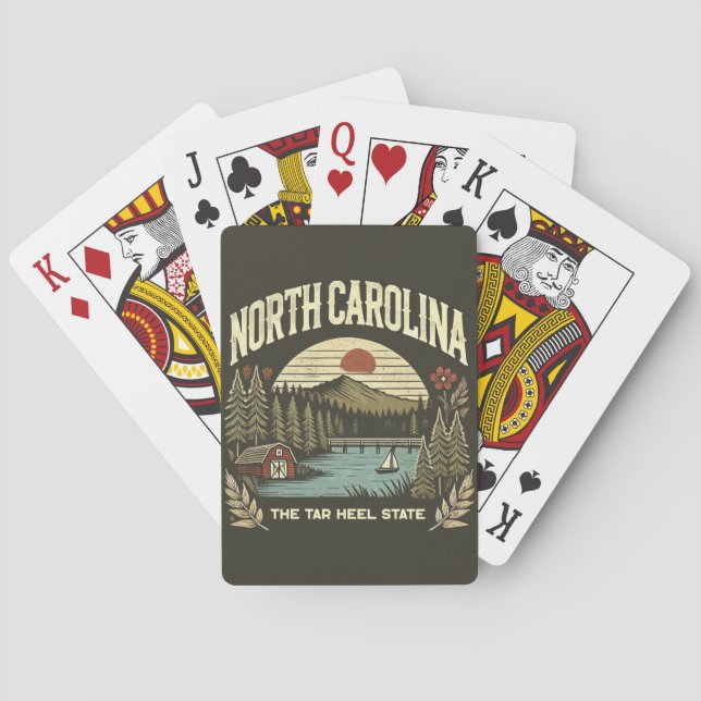 North Carolina Playing Cards (Back)