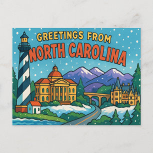 NORTH CAROLINA Postcard