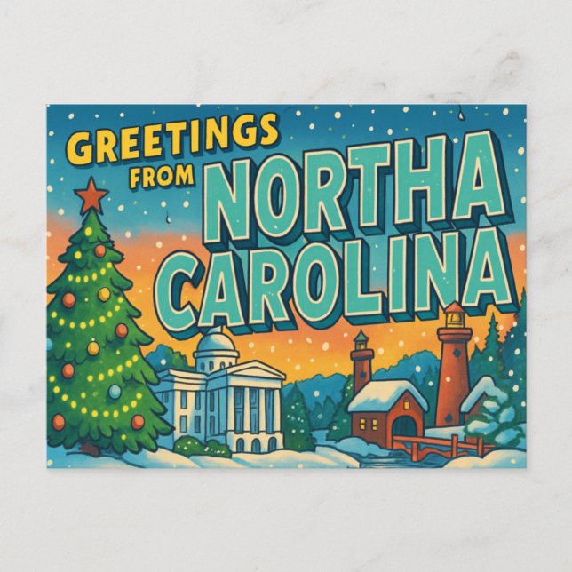 NORTH CAROLINA Postcard (Front)