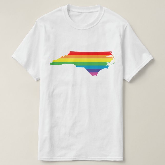 north carolina pride. T-Shirt (Design Front)