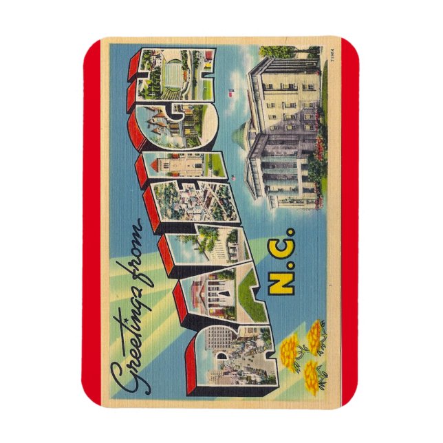 North Carolina, Raleigh Magnet (Vertical)