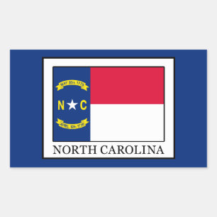 North Carolina Rectangular Sticker