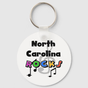 North Carolina Rocks Key Ring