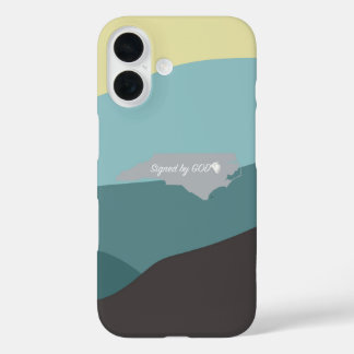 North Carolina, Signed by God iPhone 16 Case