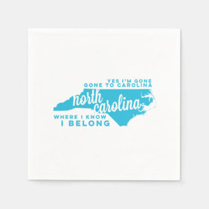 north carolina   song lyrics   sky blue napkin