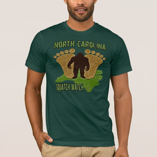 North Carolina Squatch Watch T-Shirt (Front)