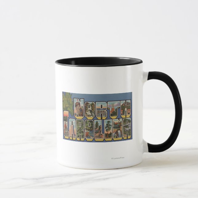 North Carolina (State Capital/Flower) Mug (Right)
