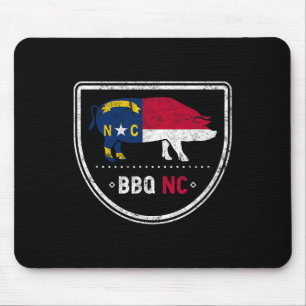 North Carolina State Flag Bbq Nc Mouse Pad