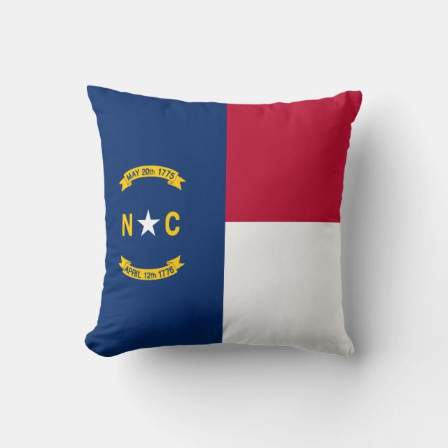 North Carolina State Flag Cushion (Front)
