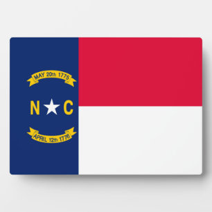 North Carolina State Flag Design Plaque