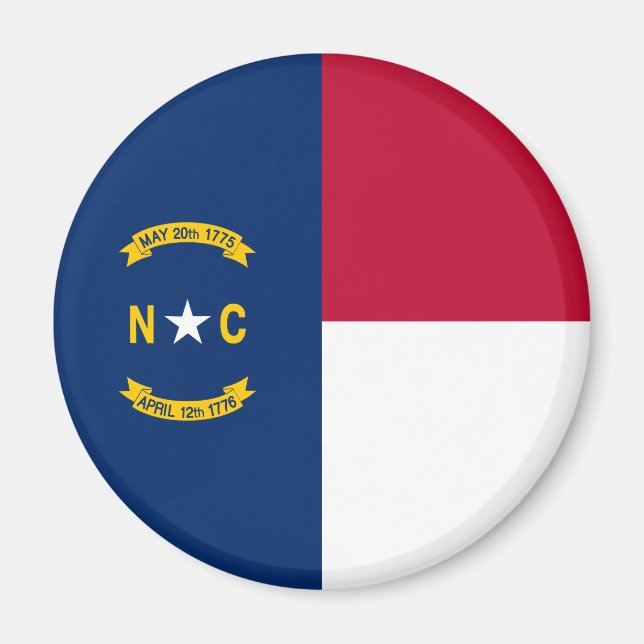 North Carolina State Flag Magnet (Front)
