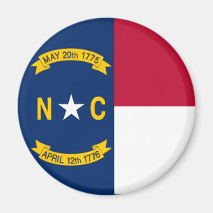 North Carolina State Flag Magnet
