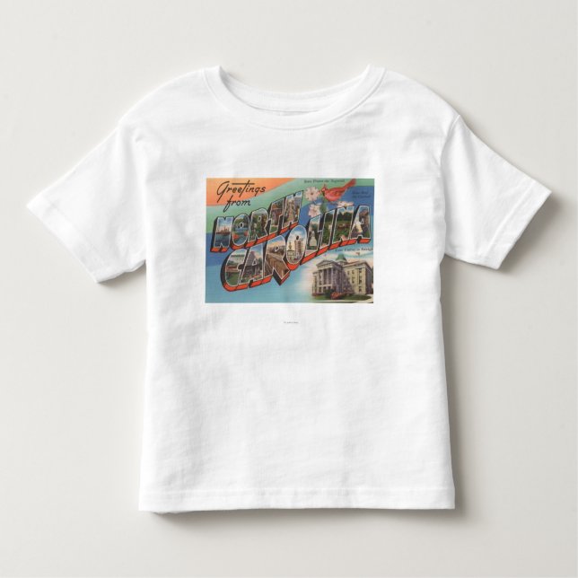 North Carolina (State Flower/Bird) Toddler T-Shirt (Front)