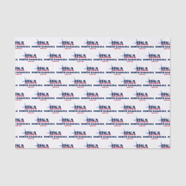 North Carolina State Pride Tissue Paper (Front)