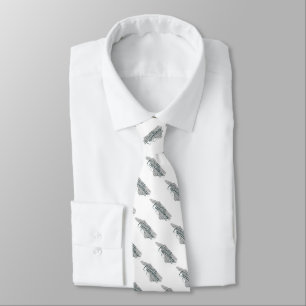 North Carolina State Typography Tie