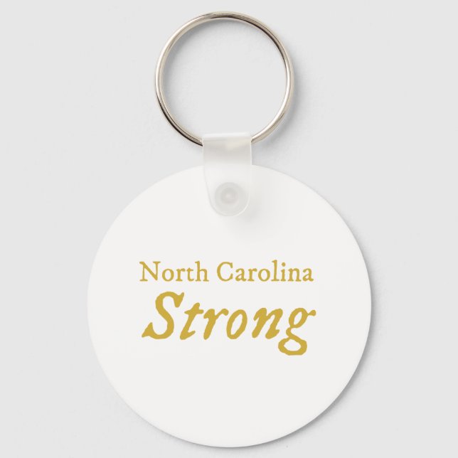North Carolina Strong   Key Ring (Front)