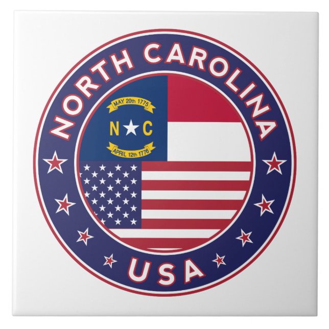 North Carolina Tile (Front)