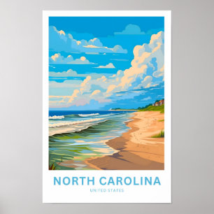 North Carolina United States Travel Print