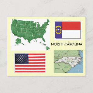 North Carolina, USA Postcard