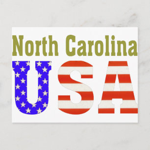North Carolina USA! Postcard
